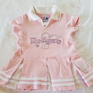 Vestido,Dodgers para niña